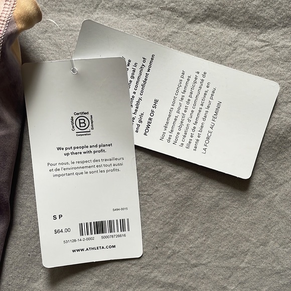 Athleta Conscious Crop d-dd Watercolor - Picture 3 of 9